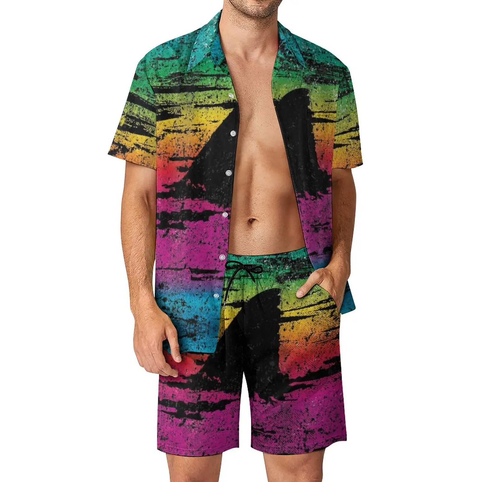 

IT'S SHARK WEEK YAY!! Men's Beach Suit Unique 2 Pieces Pantdress Vintage Beach Eur Size