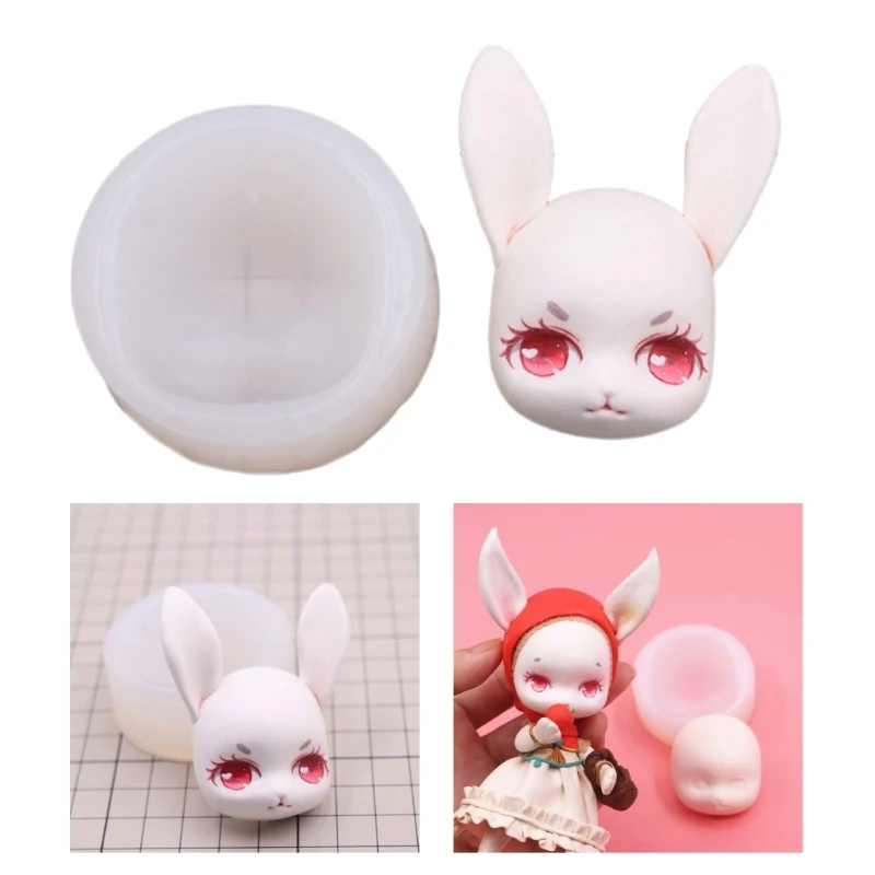 

3D Baby Face Soft Clay Mold Tools Faces Silicone Mold Fondant Cake Decorating Tools Chocolate Candy Polymer Clay