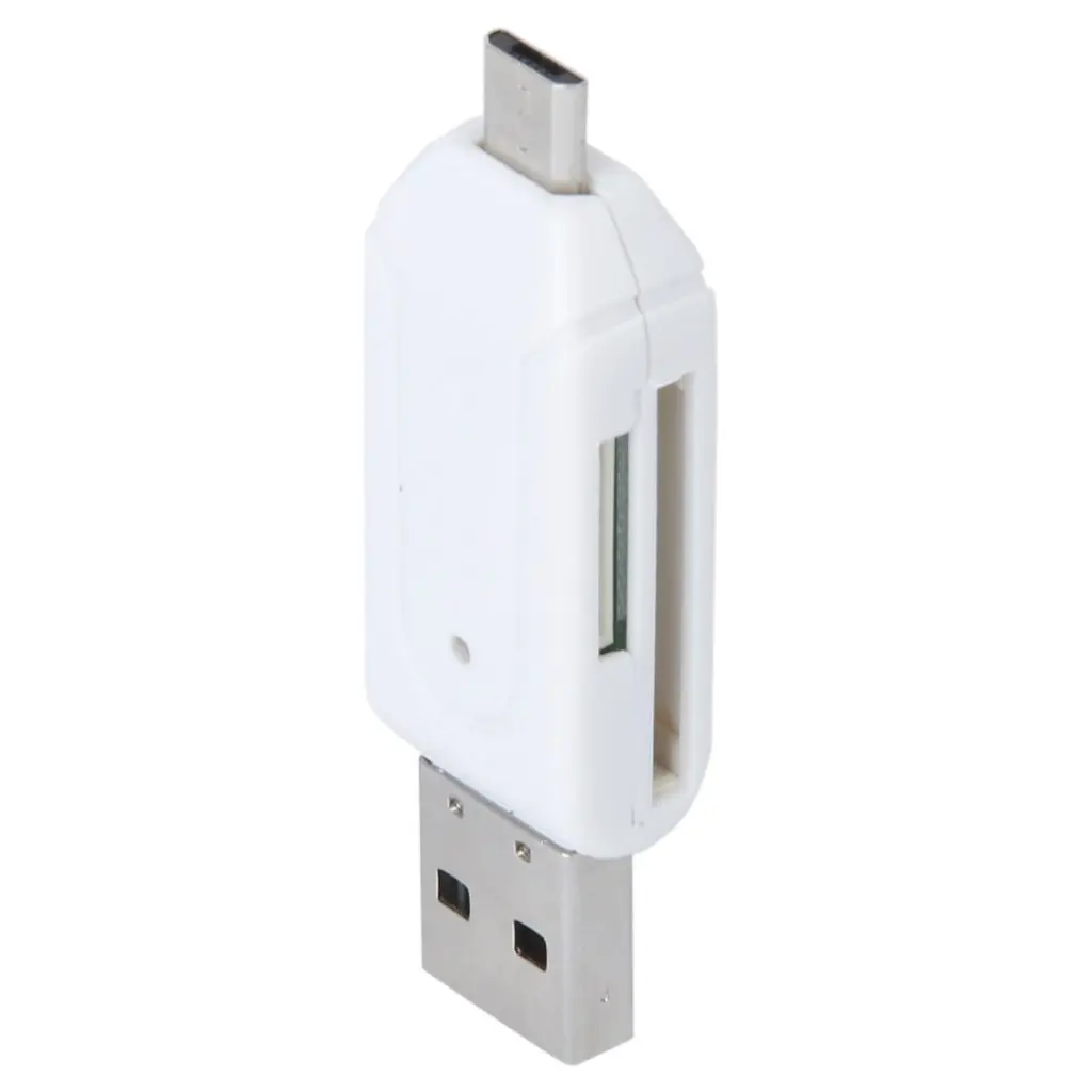 

USB 2.0 + USB Mini OTG SD Card Reader Cell Phone Tablet PC