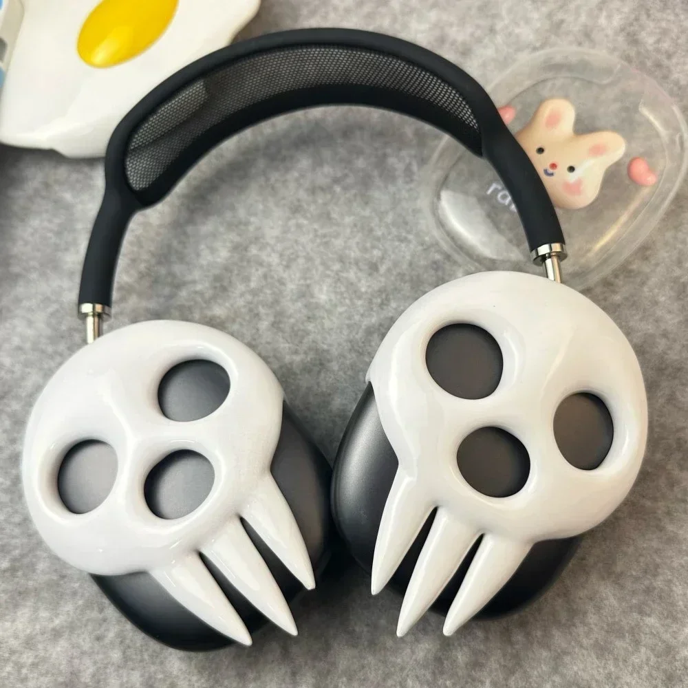 Фото Soul Eater для Airpods Max, чехол для наушников на заказ, украшение, гарнитура с черепом смерти, аксессуар для Airpods Max, крепление Y2k №5