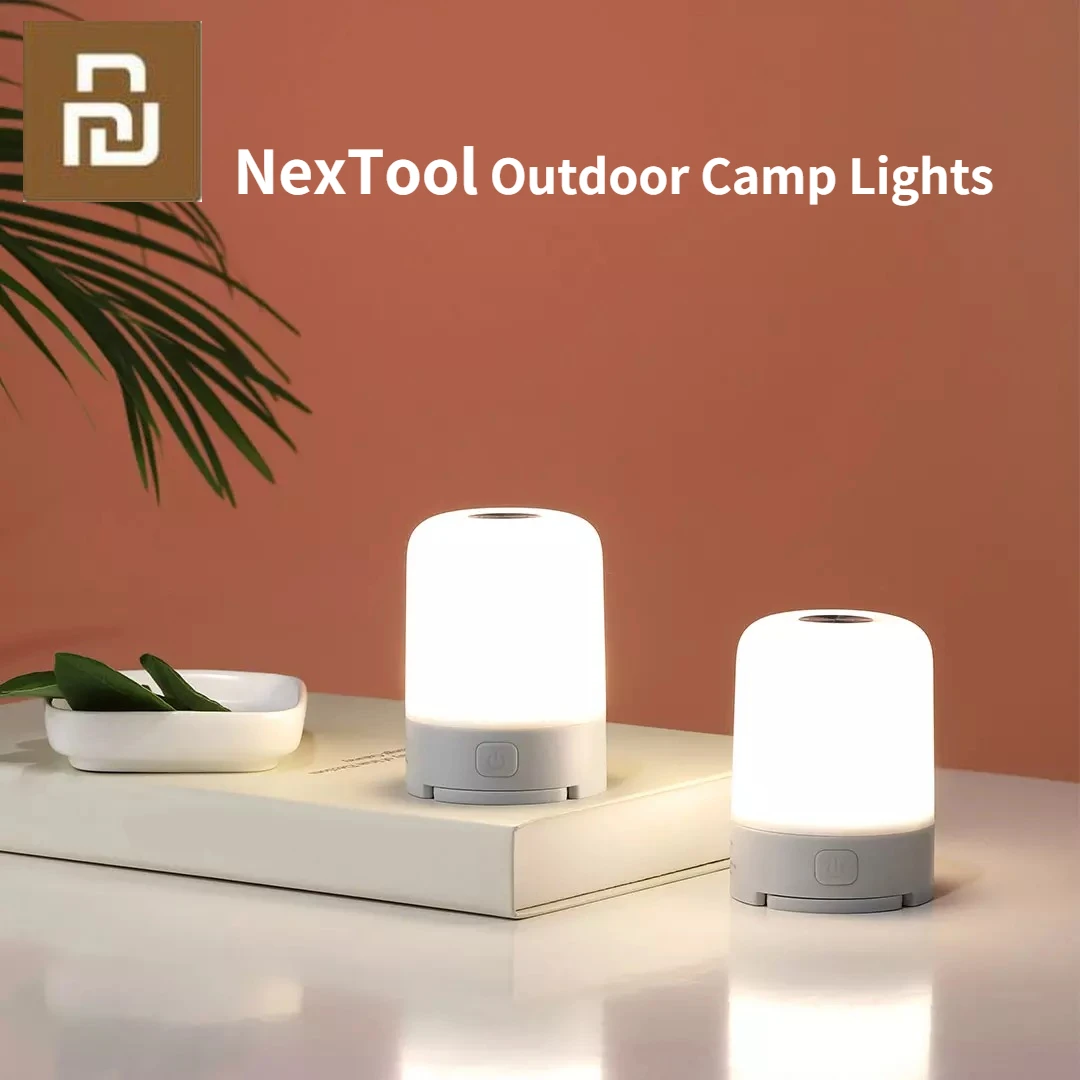 

NexTool Multifunctional Outdoor Camp Lamp Lightweight Portable White Night Tube Bedroom Reading Led Go on Vacation Camping Light