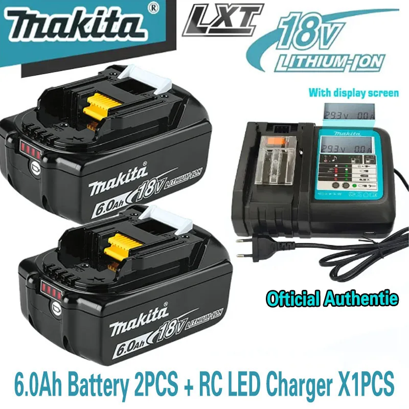 Аккумулятор Makita 18v bl1850b BL1850 bl1860 bl1830 LXT400 6 0Ah для инструментов