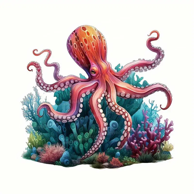 Наклейка на унитаз Глубоководный осьминог анаит суреновна григорян осьминог