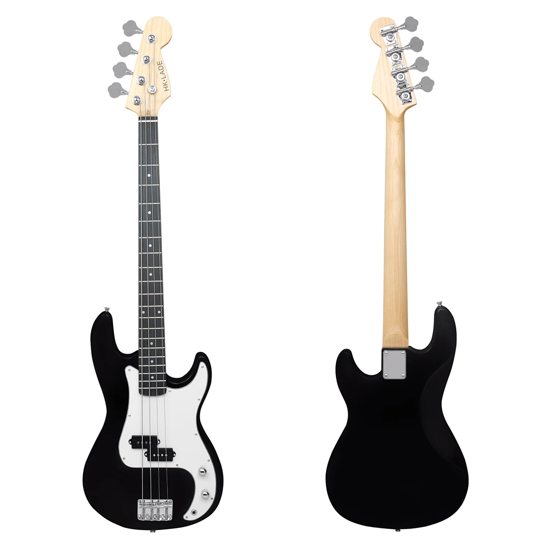HK·LADE 4 Strings Electric Bass Guitar 20 Frets Guitarra With Amp Bag Strap Tuner Parts &amp Accessories