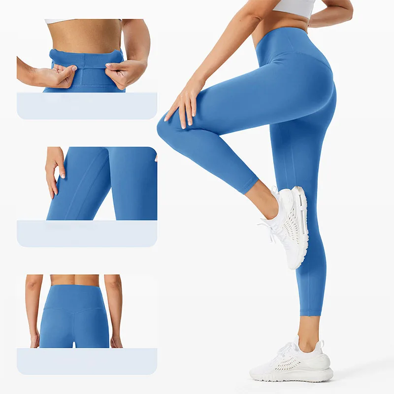 High Waist Naked Feeling Leggings Push Up Sport Women Fitness Running Yoga Pants High Elastic Seamless Leggings Gym Girl Legging