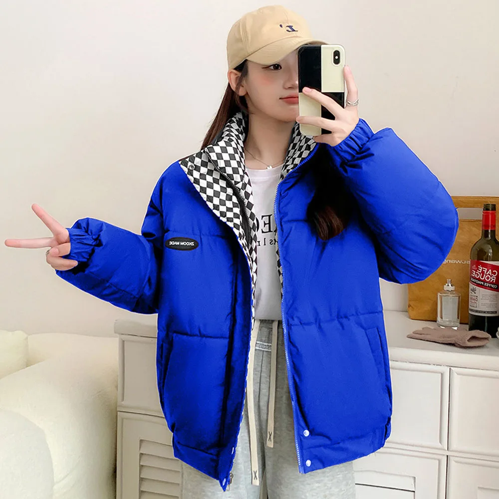 Winter Clothes Women 2022 Thicken Warm Down Cotton Coats Casual Loose Puffer Jackets Winter Padded Parkas Coat Female Outwear