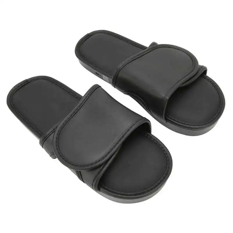 

Foot Massage Slippers Adjust Size Fast Charging Acupressure Foot Massage Shoes Multi Frequency Vibration Operation Prompt Sound
