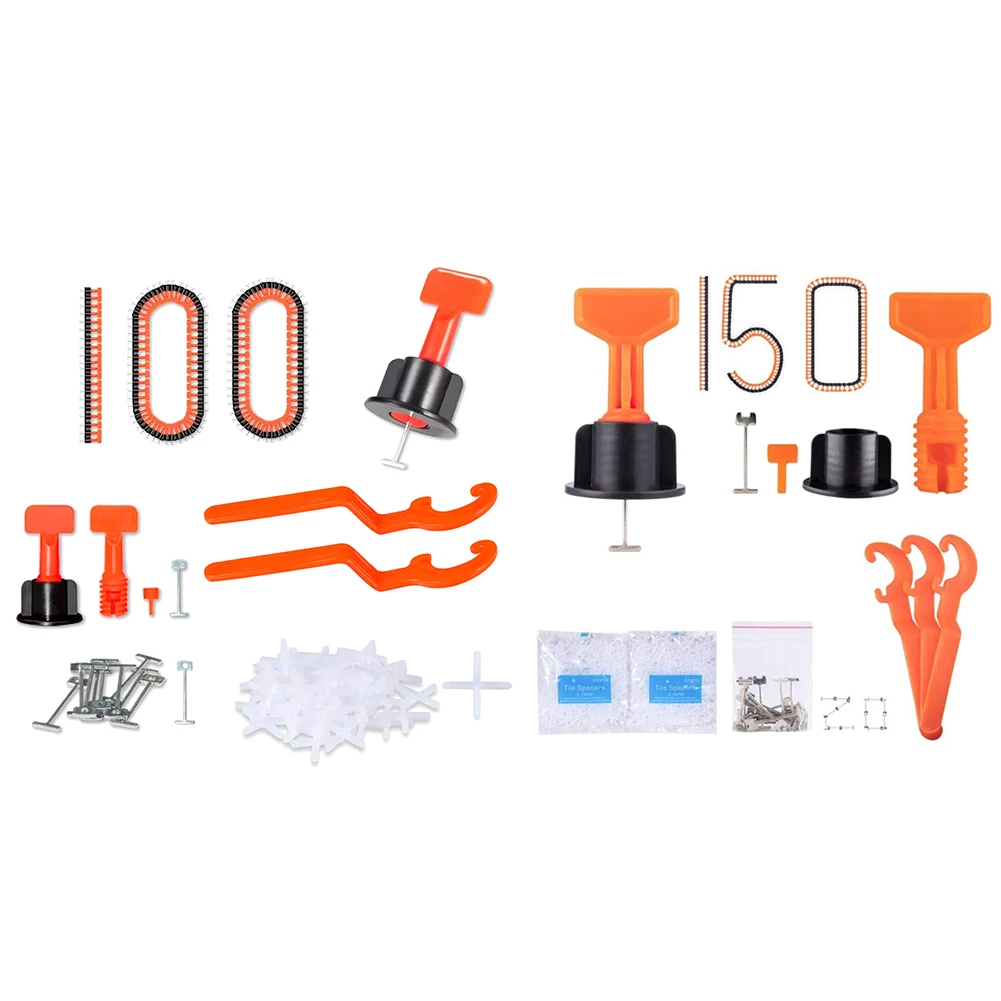 

100/150Pcs Leveler Locator Spacers Plier Level Wedges Tile Spacers for Flooring Wall Carrelage Tile Leveling System