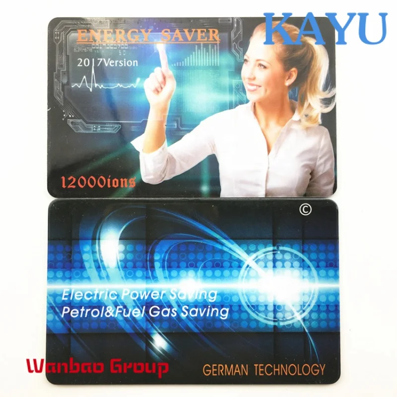 

Quantum negative ions 13000 power bio energy health card terahertz electric power saving card energy fuel saver