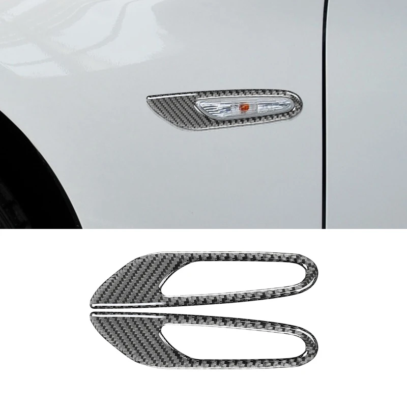 

2PCS for BMW 3 Series E90 E92 2005-2012 Car Turn Signal Lamp Frame Trim Stickers Carbon Fiber Exterior Decoration