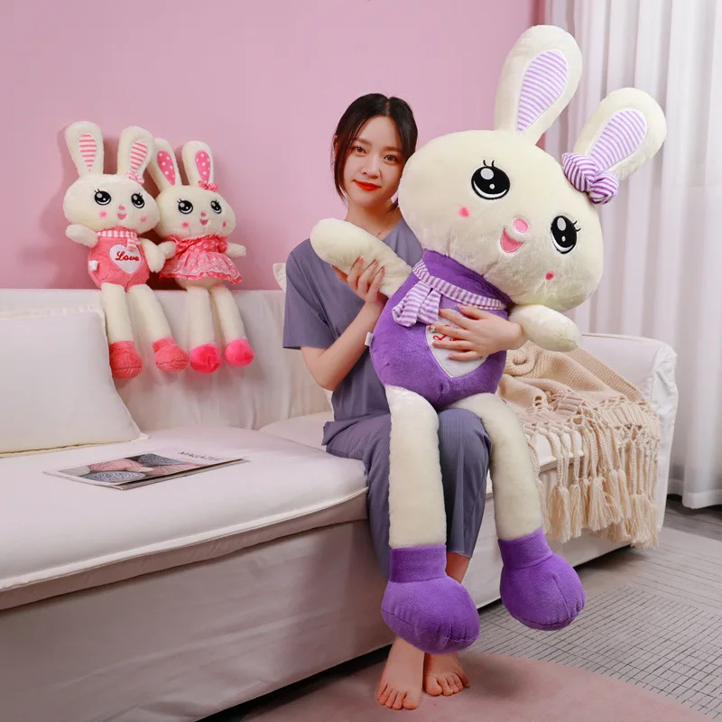 Кукла-кролик пушистая плюшевая игрушка плюшевый кролик мягкая подушка