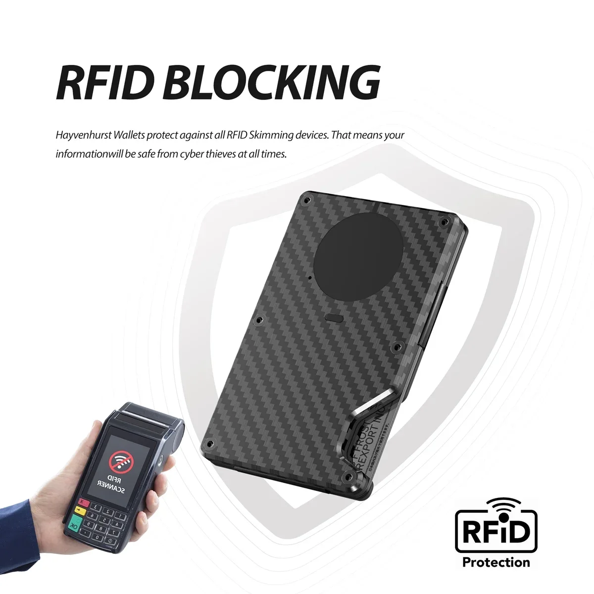 Умный кошелек работает с приложением Apple Find My тонким кошельком блокировкой RFID