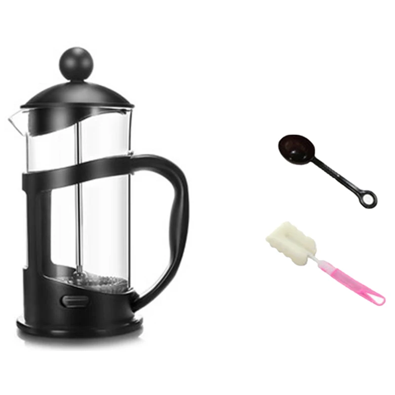 

Френч-пресс для приготовления кофе Кофеварка/чайница, термостойкий графин из боросиликатного стекла с прочной ручкой