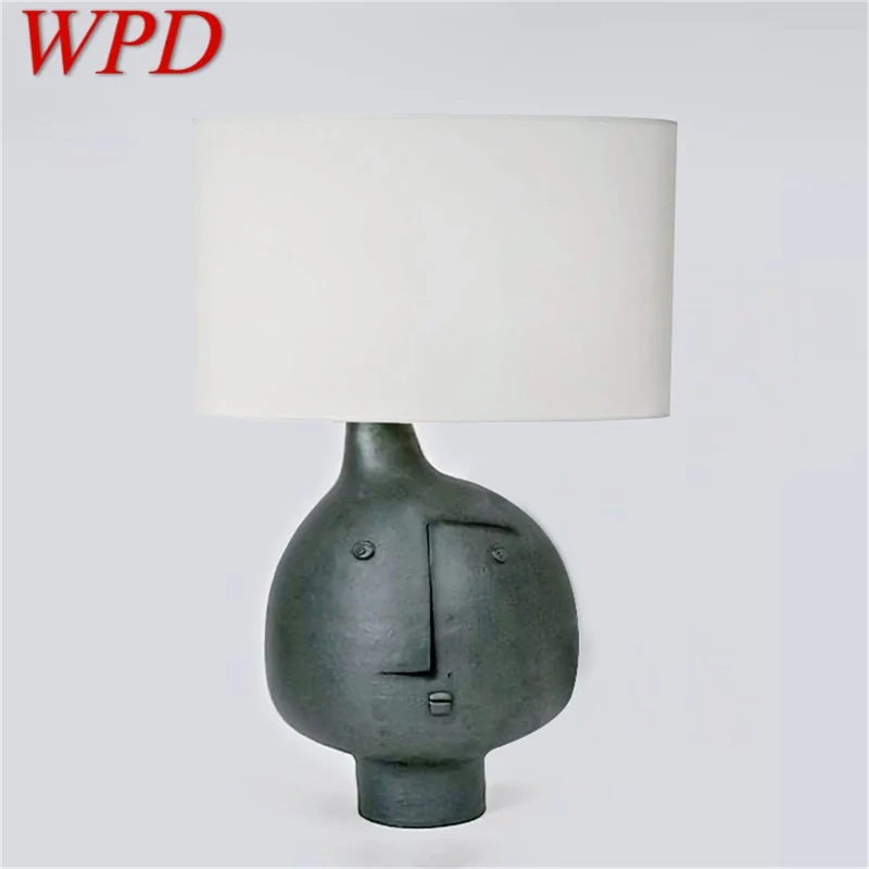 

WPD Postmodern Table Lamp Creative Design Bedside Desk Light LED Abstract Artistic Decor for Home Living Room Study