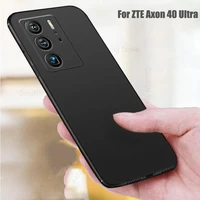 funda for zte axon 40 ultra 5g soft silicone matte phone case for axon 40 pro ultra slim camera lens protective cover for a2023p
