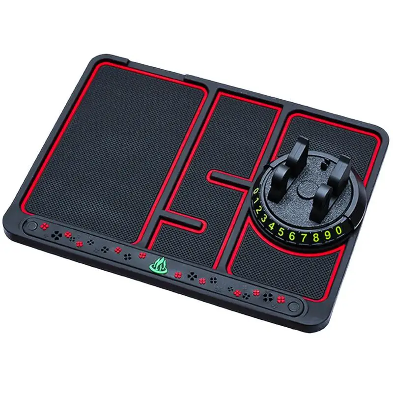 

Multi-Functional Car Anti-Slip Mat Phone Mount Silicone Board Car Pad Mat Auto Phone Holder Non-Slip Sticky Anti Slide