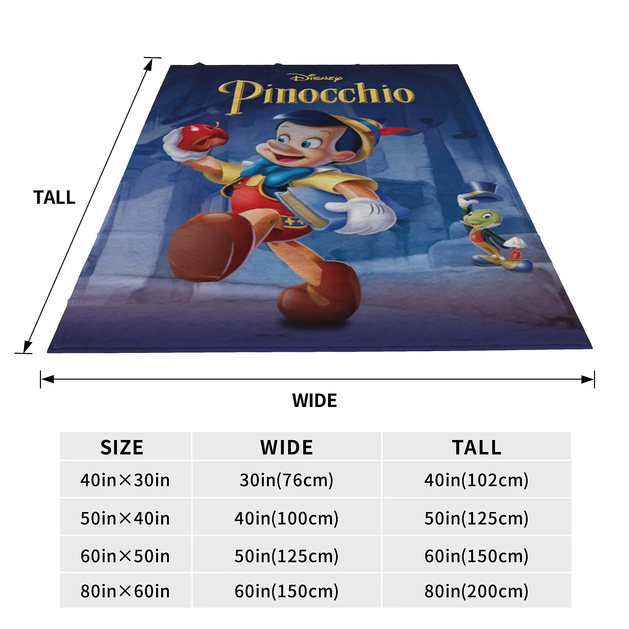 Пиноккио приключения кукольные одеяла мультфильм фланель потрясающее теплое