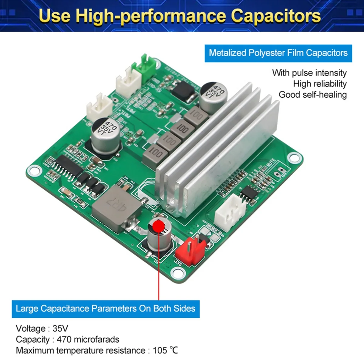 Плата стерео TPA3116 70Wx2