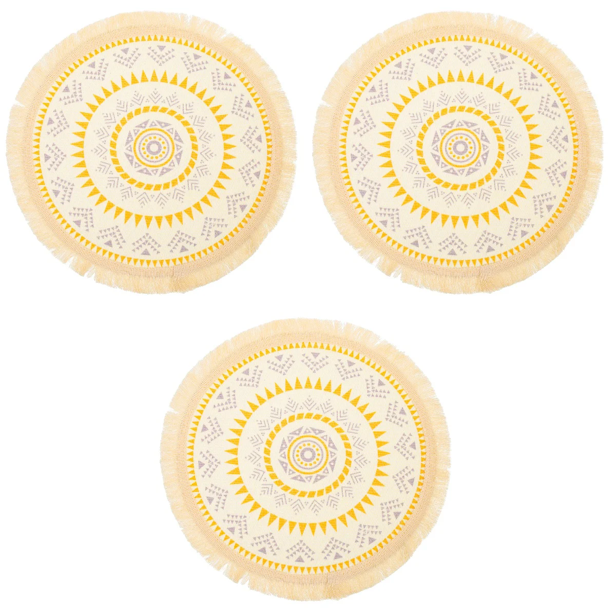 

3x Decorative Reusable Multi-function Washable Place Mat Home Accessory Decorative Table Mat Table Mat for Home Dinner Tableware