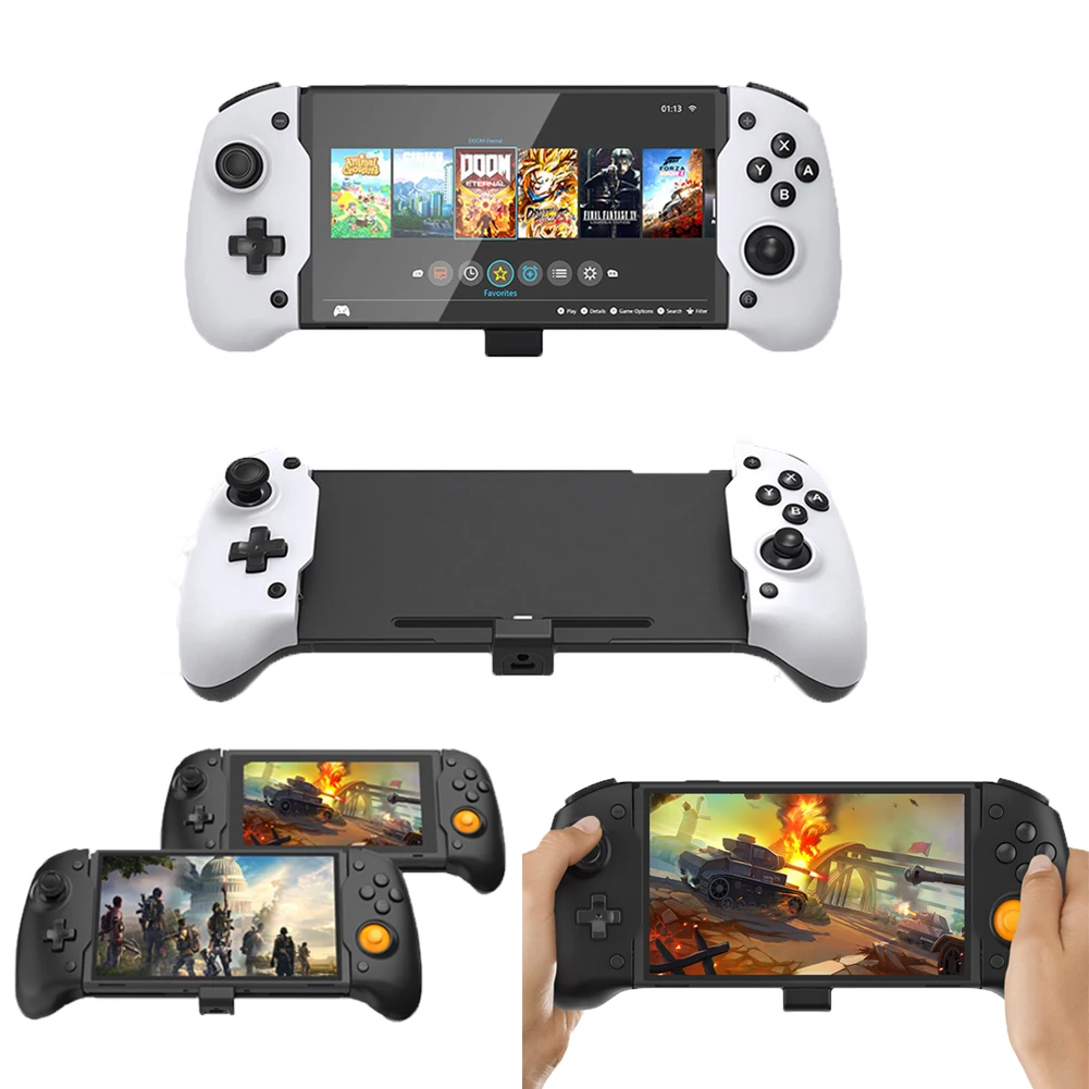 

For Nintendo Switch OLED Gamepad Controller Double Motor Vibration Gamepad Game Controller Grip Joystick 6-Axis Gyro Handgrip