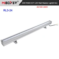 miboxer 0 5m rgbcct 24w led wall washer light waterproof ip66 high voltage dimming outdoor lamp 2 4g remote control ac110v 220v