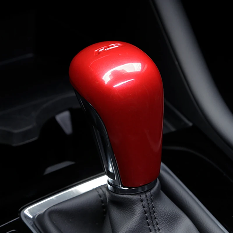 

Car Gear Shift Knob Head Cover Trim Stickers Accessories Interior Moulding For Mazda CX-50 CX50 CX 50 ABS Carbon Fibre/Red/Matte