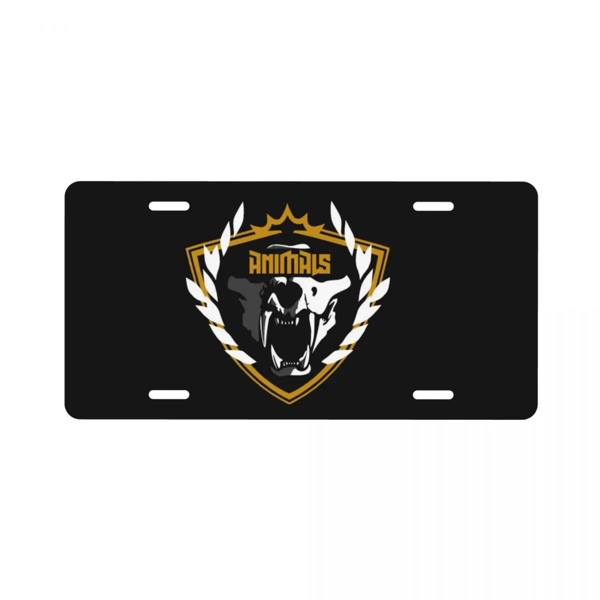 

Декоративный Металлический автомобильный номерной знак с логотипом из аниме-игры, 15 см x 30 см