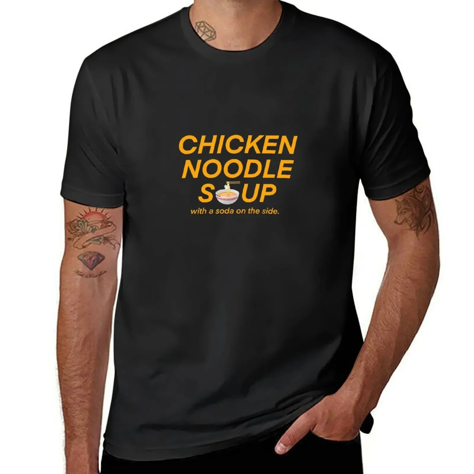 Chicken Noodle Soup T-Shirt customizeds vintage shirts graphic sports fans tee for men