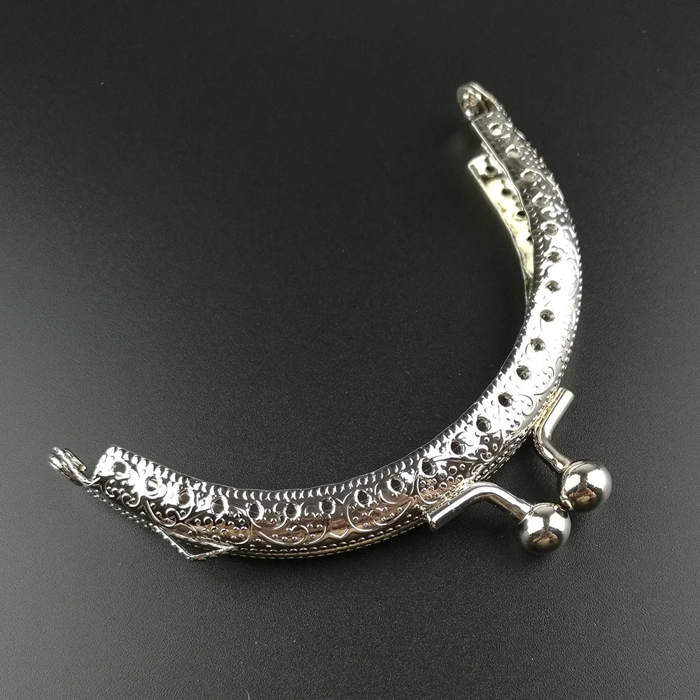 10 шт. Сделай Сам 8 5 см античная латунная металлическая рамка для кошелька кольцо