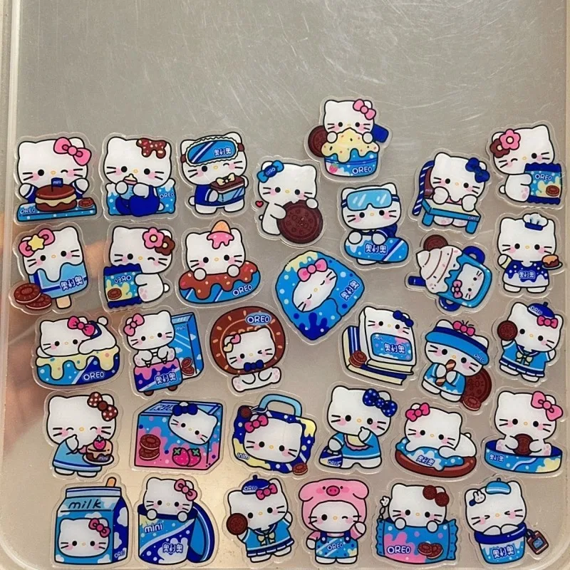 Sanrio Hello Kitty 2 см акриловый лист DIY брелок подвеска аксессуары ручной работы