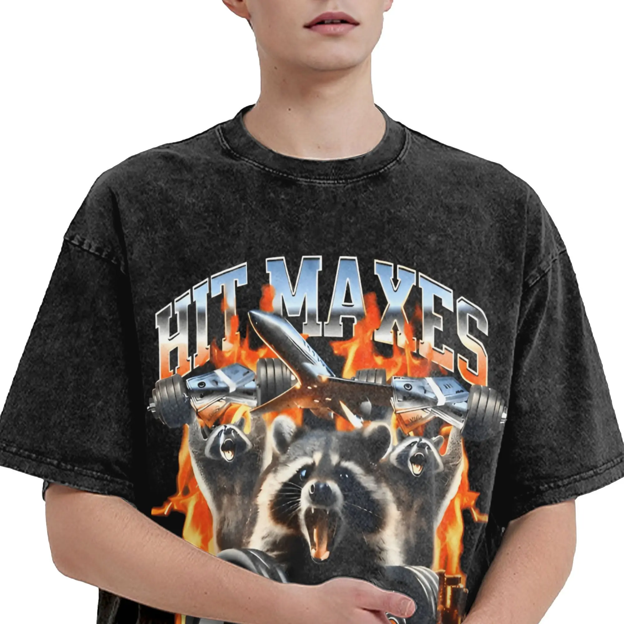 Футболка для пар Hit Maxes Evade Taxes стираные футболки Harajuku Meme летние Y2K хлопковые топы с