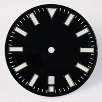 new facelift dial watch components blue luminous 32 5mm watch dial for nh35 automatic mechanical movement men watch accessories