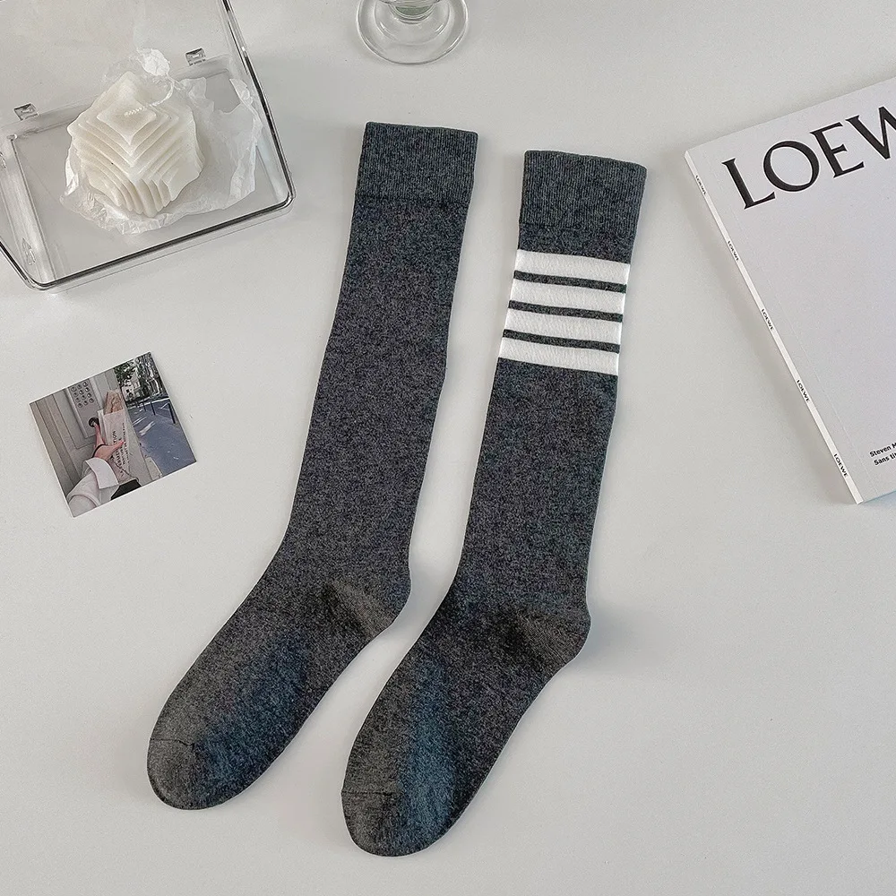 4 Pairs Women Socks Long Stockings for Four Season Fashion Design