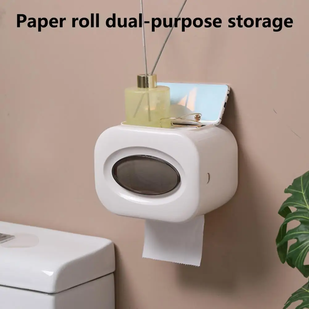 

Napkin Box Nordic Style Wall-mounted Waterproof Damp-proof Dual-use Bathroom Paper Towel Container Household Supplies
