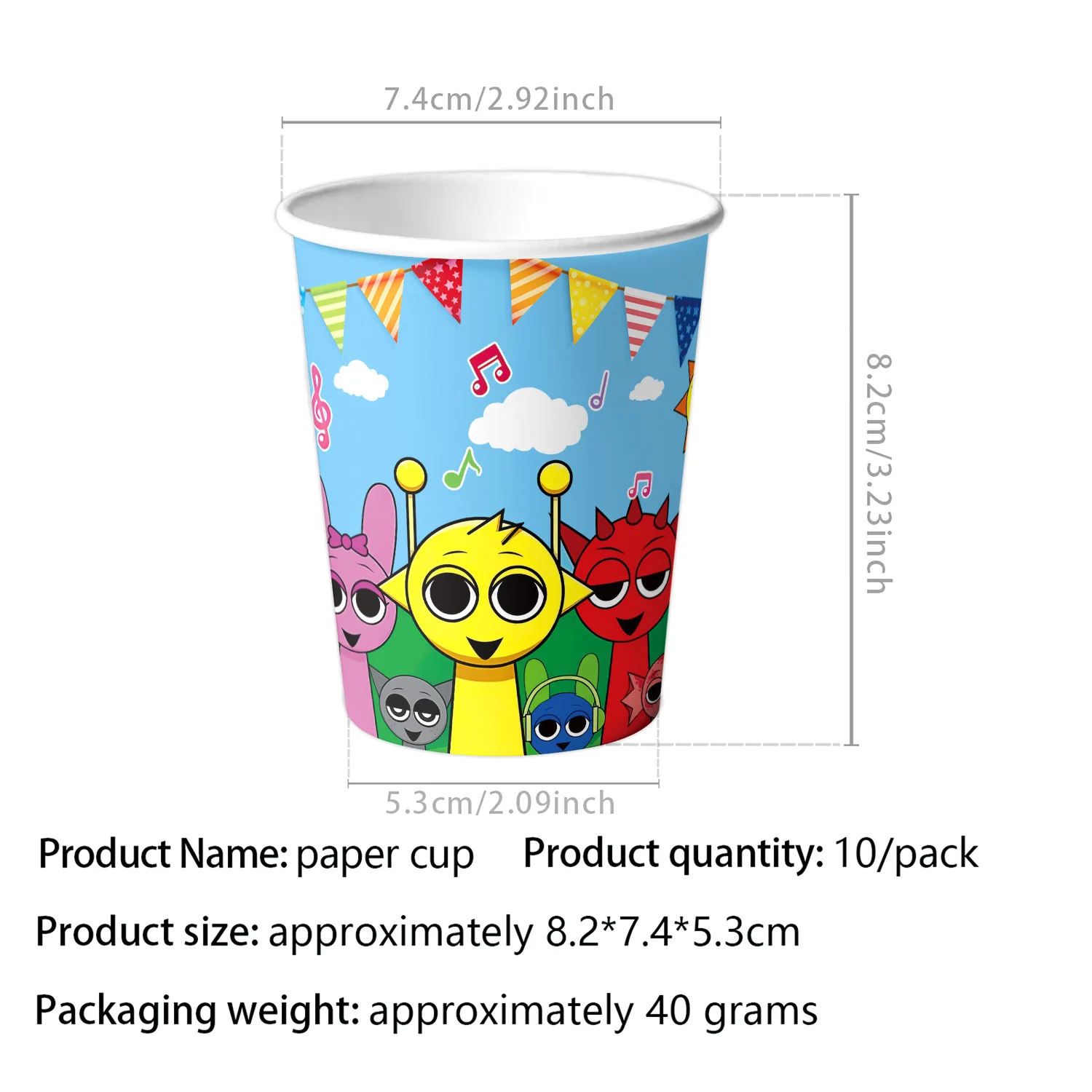 

Горячая игра Incredibox Sprunki украшение на день рождения Sprunki скатерть торт Топпер тарелка чашка воздушный шар детский душ детские сувениры для вечеринки