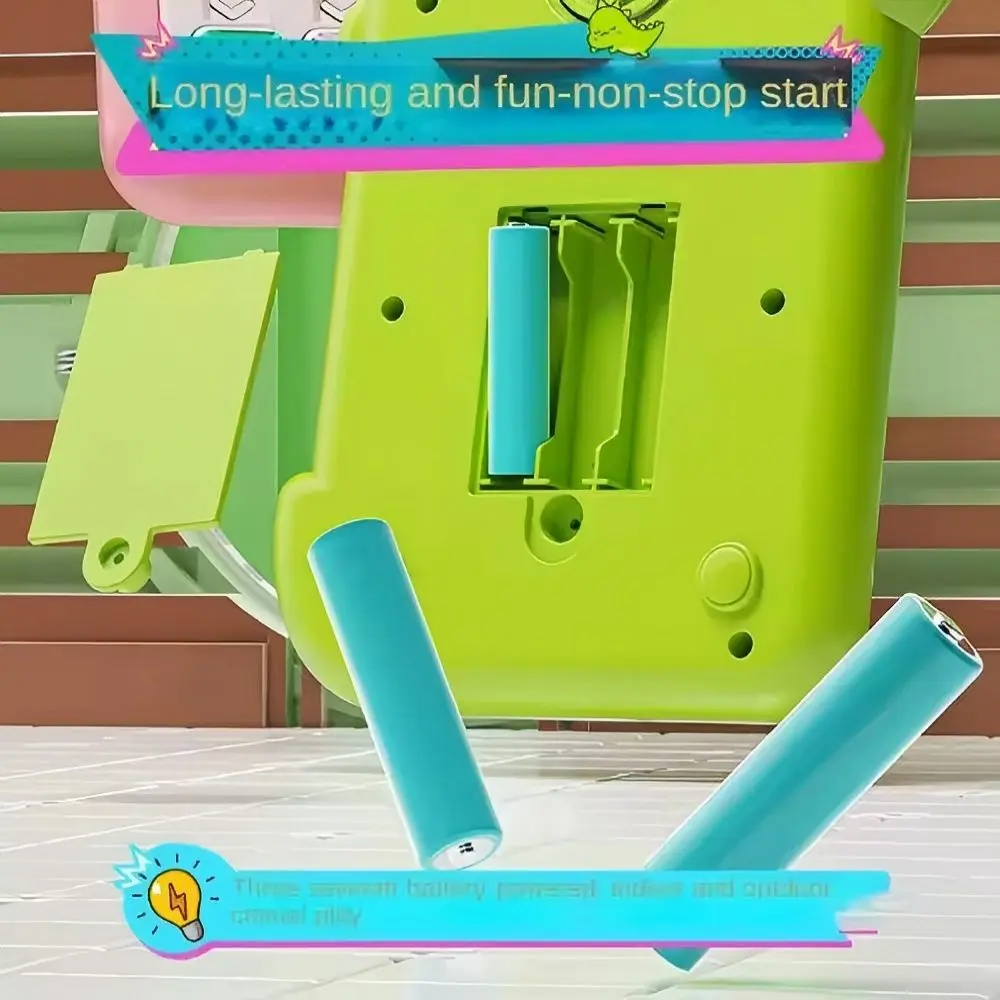 Ритм-игровой автомат в форме динозавра мультяшная детская тренировка игрушки