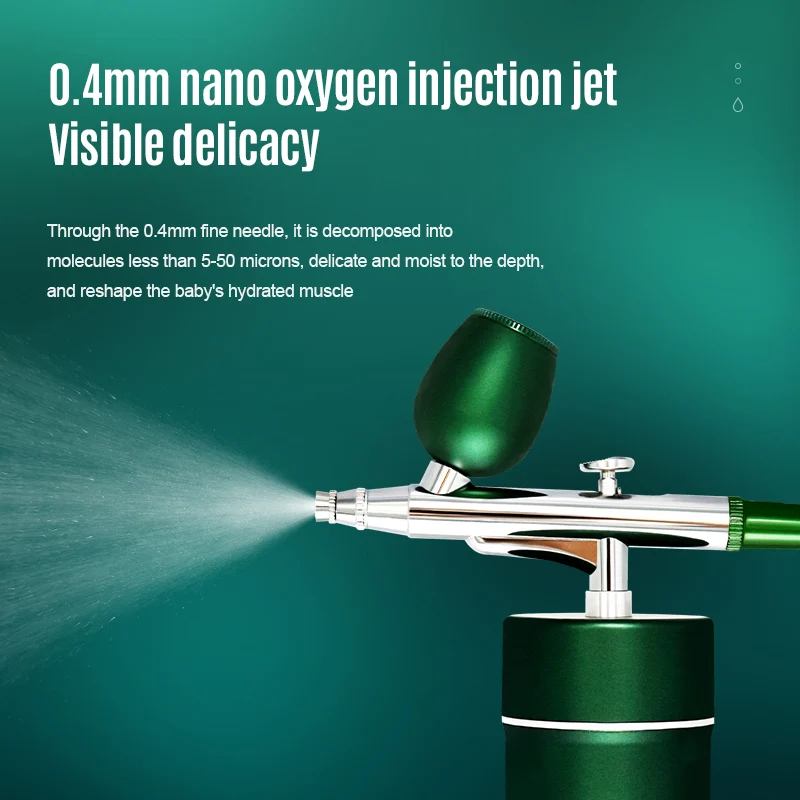 Top Air Compressor Kit Facial Cleanser Airbrush Paint Sprayer Water Oxygen Nano Mist Sprayer Gun Nail Art Tattoo Craft Cake