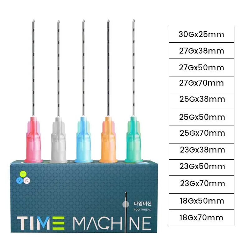 50PCS/BOX  Blunt tip micro cannula medical injection needle 18G to 30G Plain Ends Notched Endo needle tip Syringe