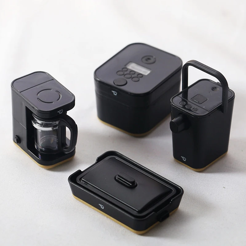 

Dollhouse Mini Metal Rice Cooker Kitchenware Cooking Toy Model For KID Children Play House Kitchen Decor Doll House Accessories