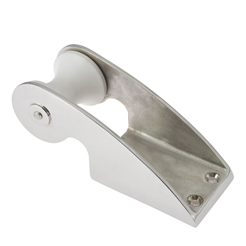 

Stainless Steel Rubber Boat Bow Tie Anchor Roller Secure Marine Boats Yachting Dock Marine Yahct Lift Roller Polished 17x7.5cm