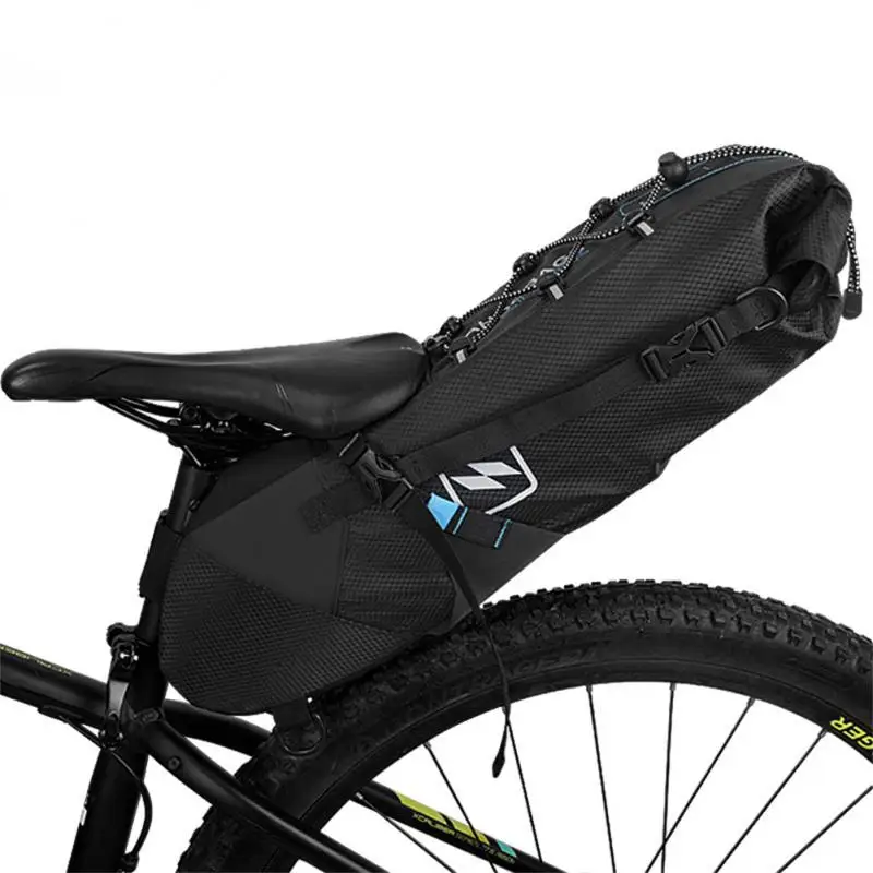 

Rear Tail Seat Bag Nylon Shockproof Large Capacity Protable Waterproof Cycling Accessories Cycling Backpack New Convient