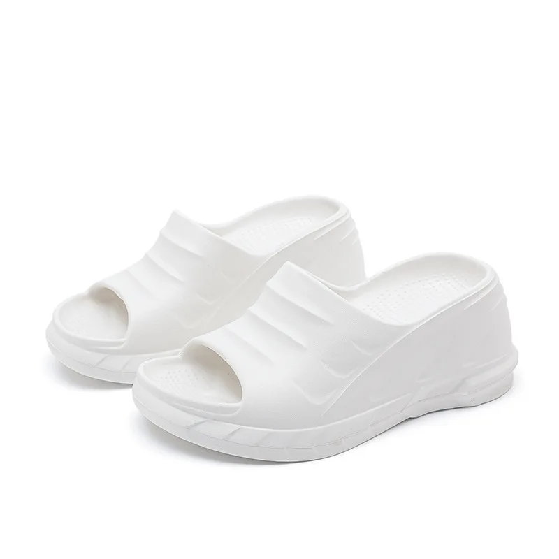 Thick sole womens summer slide candy color casual outside platform slippers woman sandals shoes 2023 new arrival