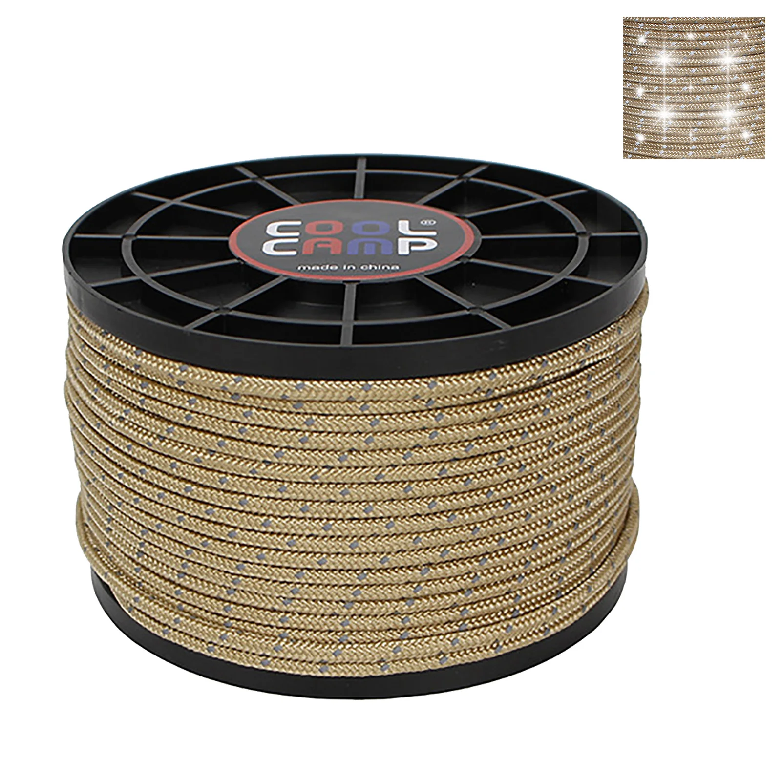 

Camping Reflective Rope 50m Guy Line Cord Paracord High Density Nylon Parachute For Camping Hiking And Survival