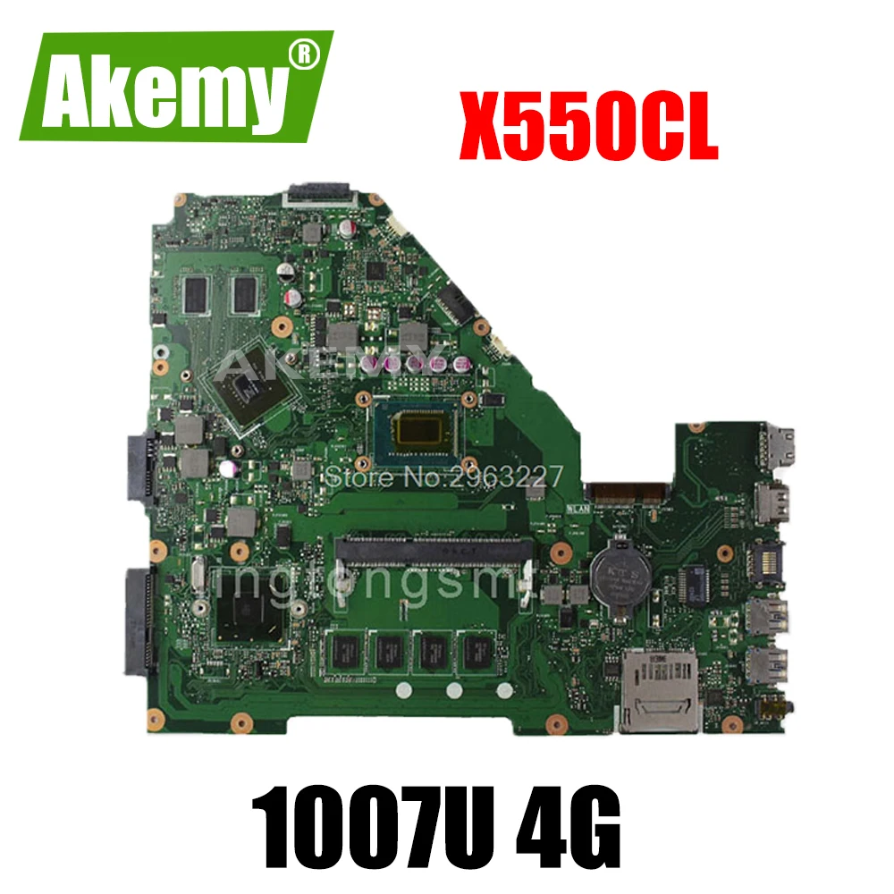 

X550CL Motherboard 1007/2117/4GB For Asus X552C R510C R510CC Y582C X550VB Laptop motherboard X550CL Mainboard X550CL Motherboard