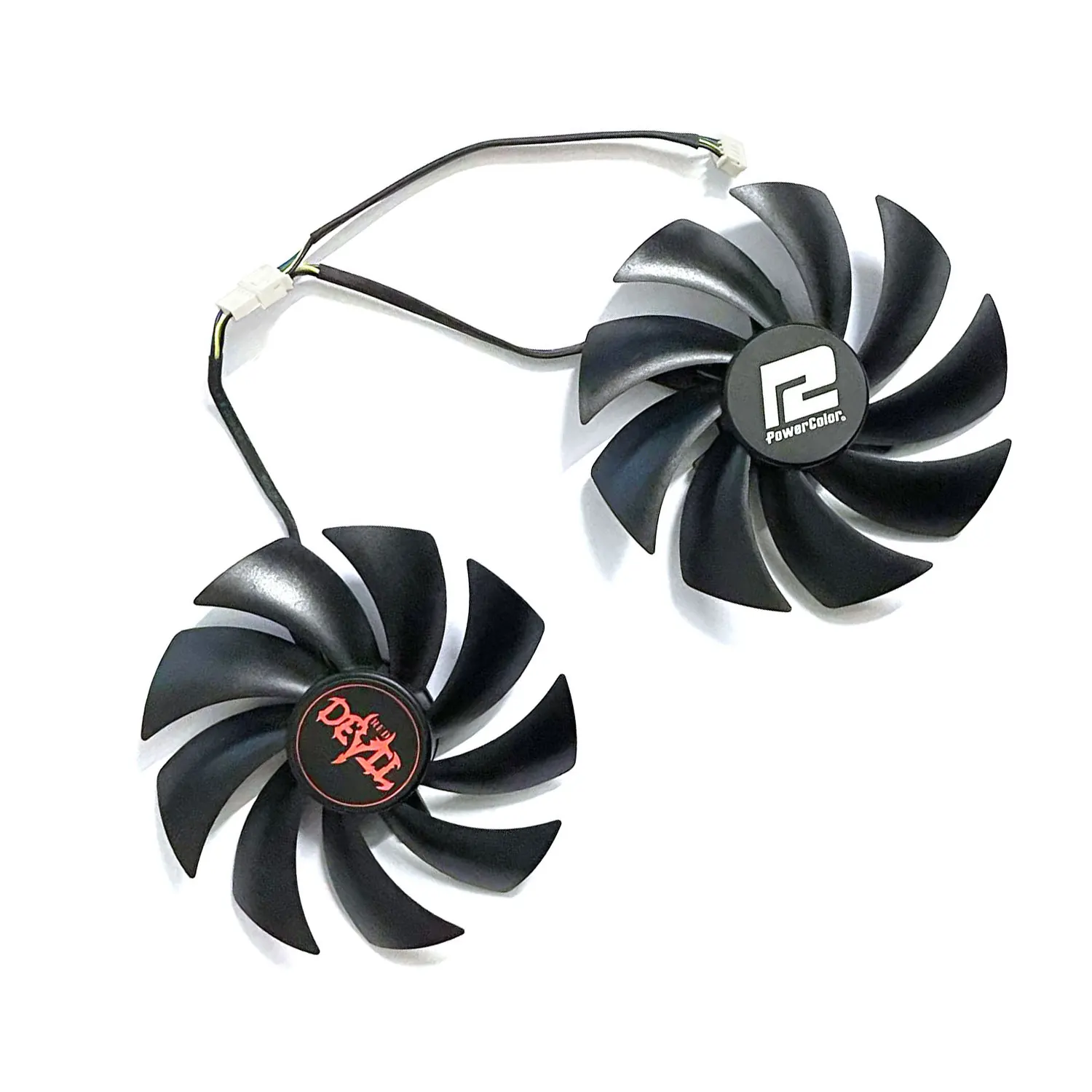 Совершенно новый вентилятор 95 мм 4PIN FD10015H12D DC 12 В 0 55 А RX6600XT GPU для замены видеокарты