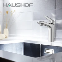 haushof bathroom basin faucet brass bathroom tap hot cold water sink faucets basin mixer water taps
