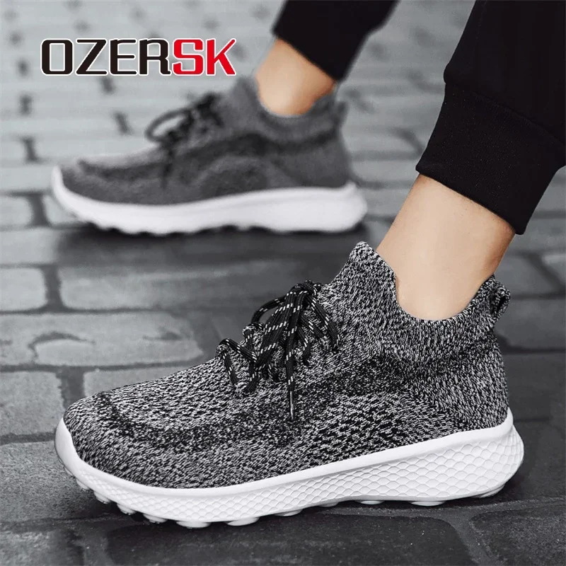 OZERSK мужские носки обувь из ткани Flywire удобные модные дорожные прогулочные легкие