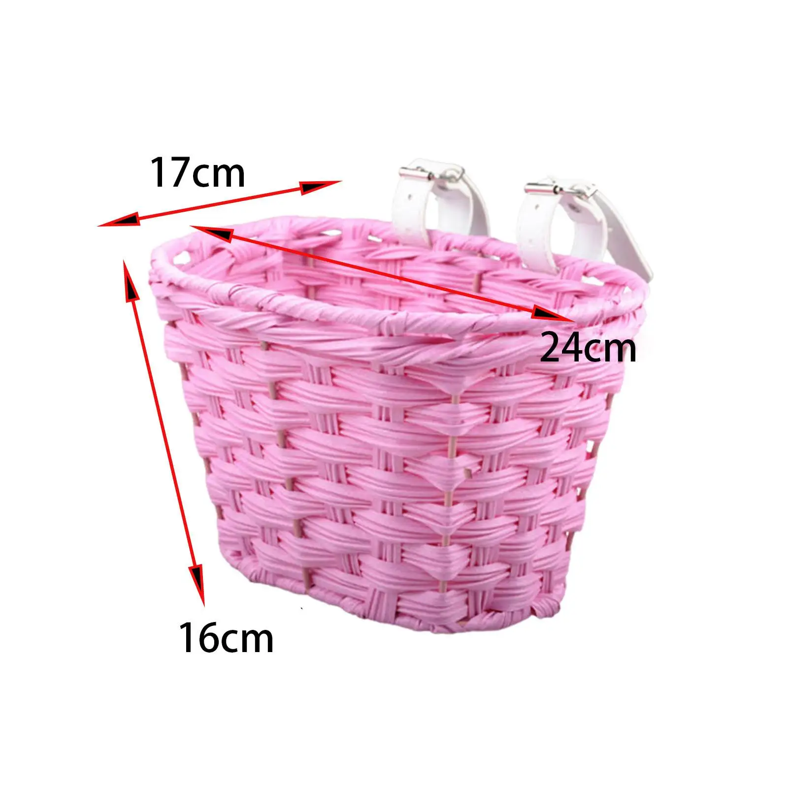 Kids Bike Basket Detachable Cycling Handlebar Bicycle Front Storage for Girls Children Boys Sports