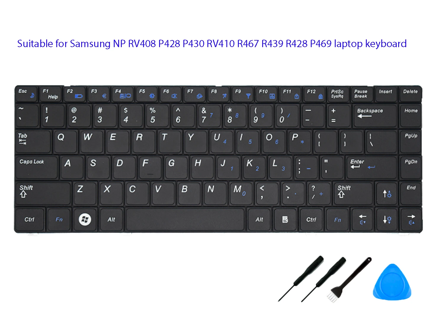 Подходит для клавиатуры ноутбука Samsung NP RV408 P428 P430 RV410 R467 R439 R428 P469