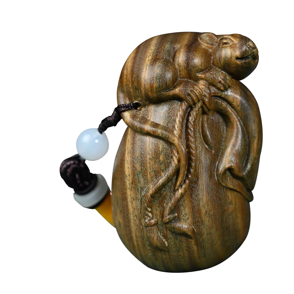 

Pendant Wooden Wood Charm Charms Hanging Diy Key Ring Elephant Craft Bracelet Fengshui Shape Feng Keychain Sandalwood Shui